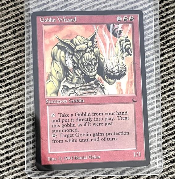 Goblin Wizard – MTG 1994 The Dark – Near Mint Vintage – Reserved List - Picture 1 of 3